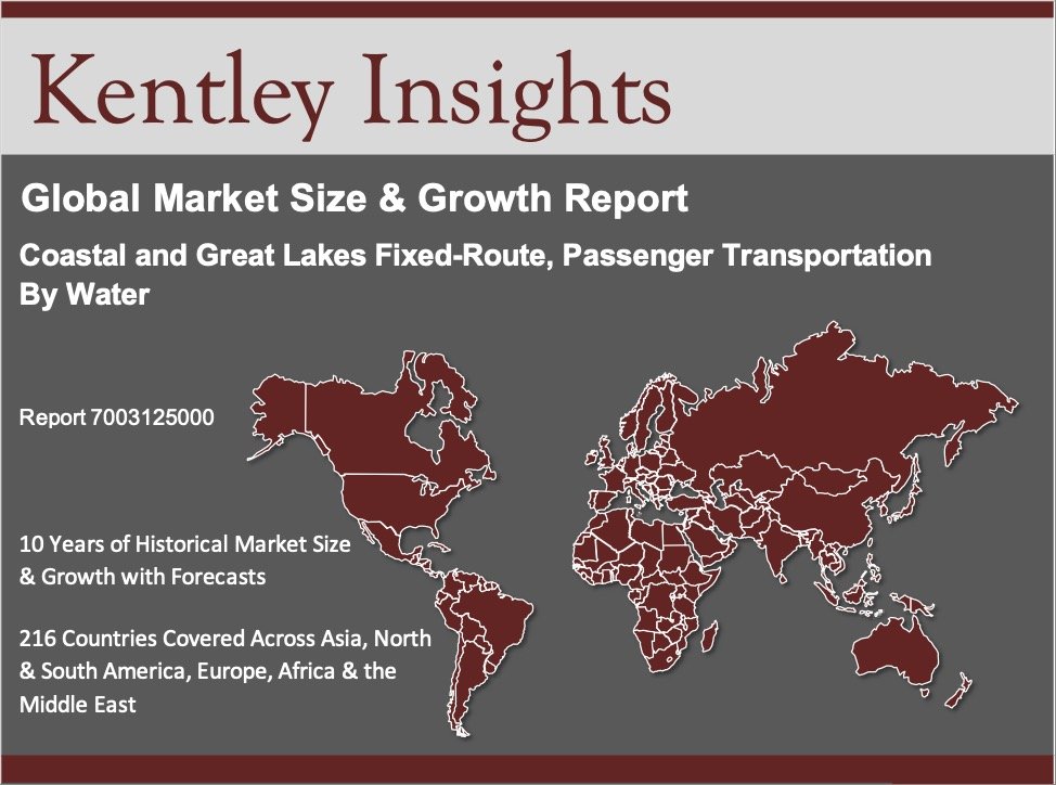 coastal and great lakes fixed-route, passenger transportation by water market size and growth research report
